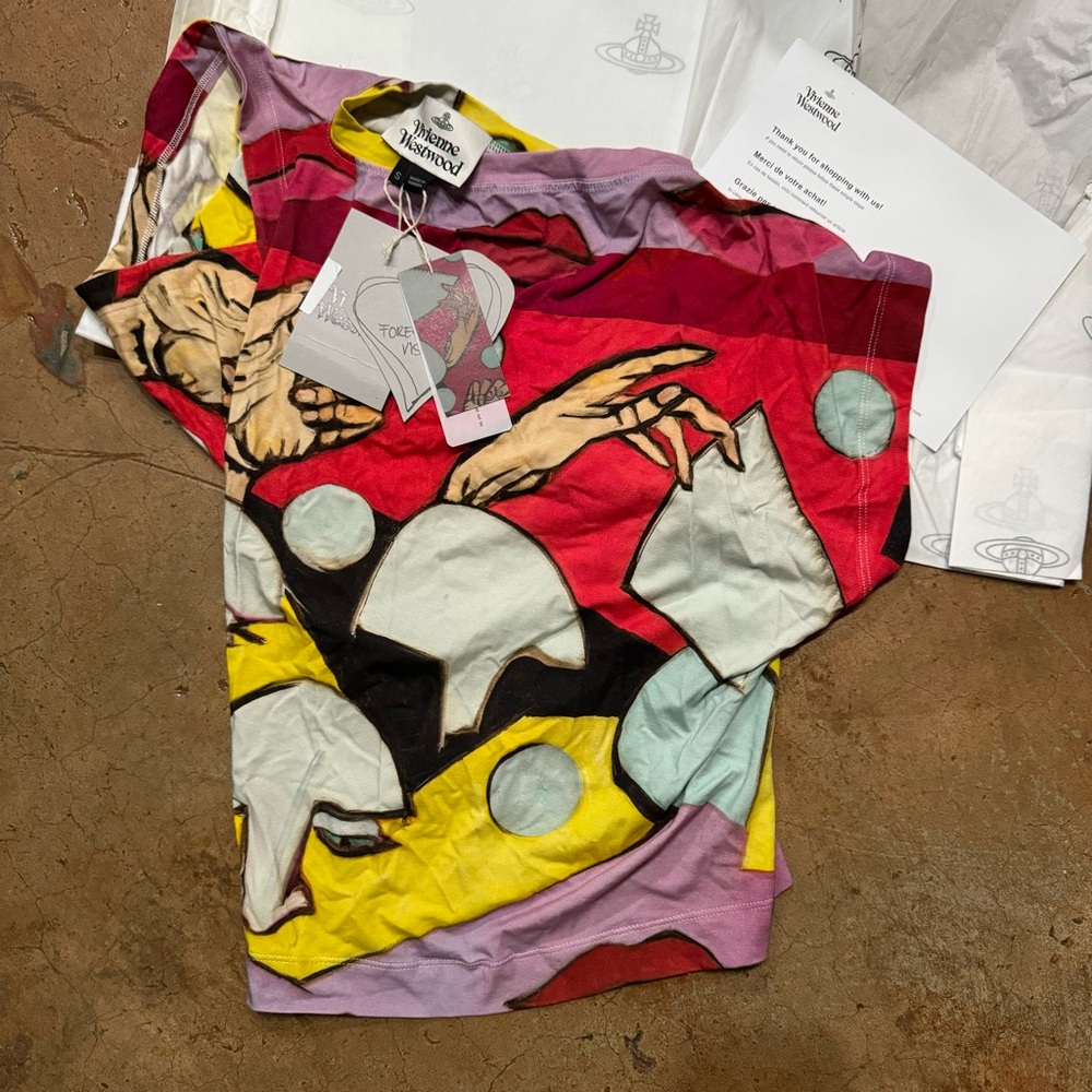 VIVIENNE WESTWOOD Hebo Top One Fun September unisex S multicolor art print